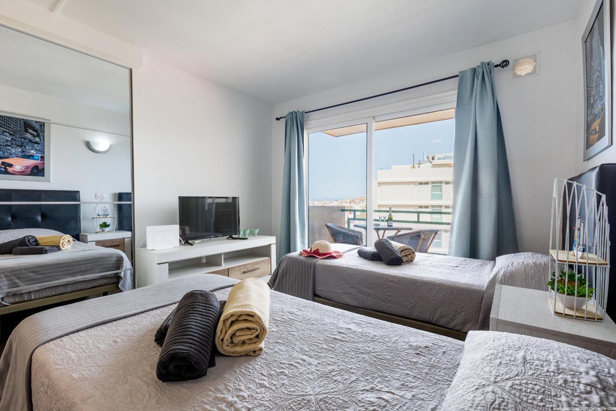 603 Comodoro Studio Beach Front Los Cristianos  Eksteriør billede